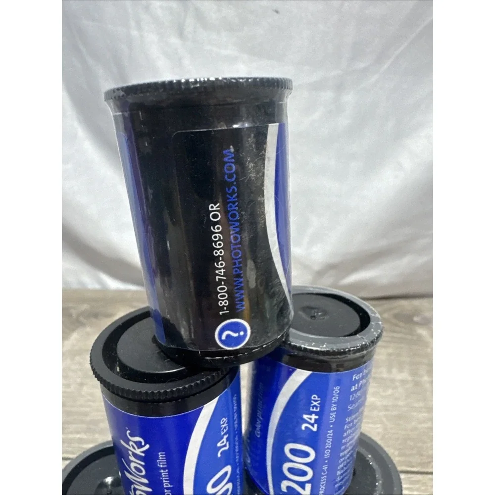 PhotoWorks Color 35mm Print Film 6 Rolls ISO 200 24 Exp Expired 2005-2007
